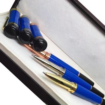 Шариковые ручки MB серии Lucky Star с уникальным дизайном, изготовленные из высококачественной синей керамики, канцелярские принадлежности для письма, подарок для парня