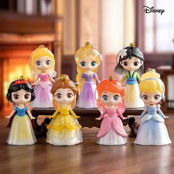 Юбилейная серия Disney Ioo Оригинальная тема Mystery Box Princess Wind Chime Коллекция аниме-фигурок Miniso Blind Box Подарочные игрушки